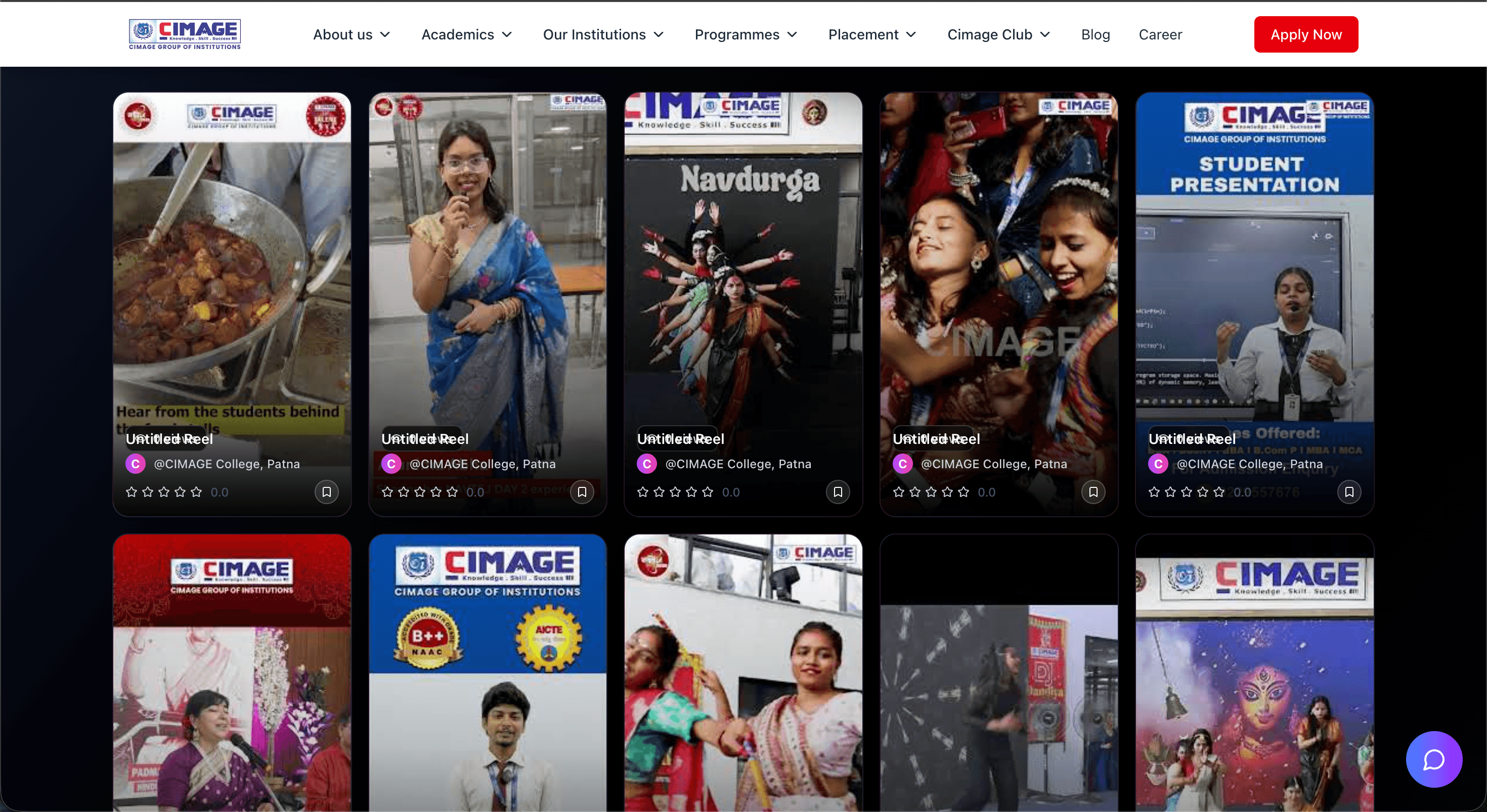 Events & Reels thumbnail